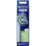 4 Oral-B PRO Cross Action weiß Zahnbürstenaufsätze