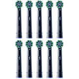 Oral-B Pro Cross Action Opzetborstels Zwart 10 stuks