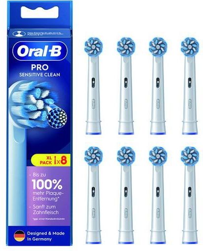 Oral-B PRO Opzetborstels Sensitive, 8 stuks
