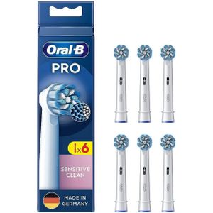 Oral-B Sensitive Clean , 6 stuk(s), Wit, 3 maand(en), Extra zacht, Oral-B, Doos