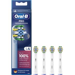 Braun Oral-B Deep Cleaning 4 stuk(s) Wit (tiefenreinigung)