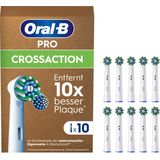 Oral-B Cross Action Pro - Opzetborstels - Met CleanMaximiser Technologie - 10 Stuks