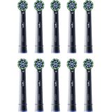 Oral-B Cross Action Pro - Opzetborstels Zwart - Met CleanMaximiser Technologie - 10 Stuks - Brievenbusverpakking