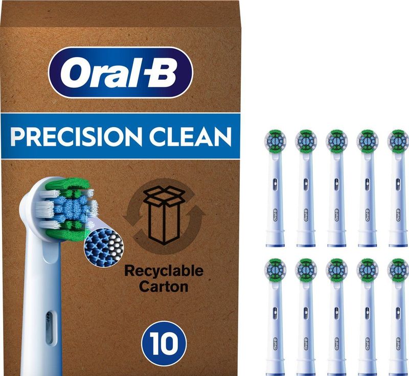 Oral-B Precision Clean Pro - Opzetborstels met CleanMaximiser Technologie - 10 Stuks - Brievenbusverpakking