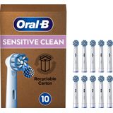 Oral-B Pro Sensitive Clean Opzetborstels, Wit, Verpakking Van 10 Stuks, Past In Brievenbus