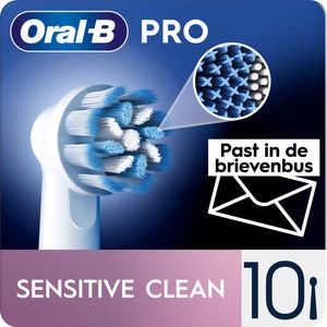 Oral-B Sensitive Clean Pro - Opzetborstels - 10 stuks - Brievenbusverpakking