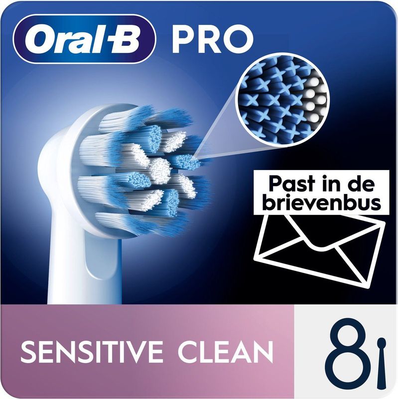 Oral-B - Pro Sensitive Clean - Opzetborstels - 8 Stuks