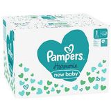 Pampers Harmonie Luiers - Maat 1 (2kg-5kg) - 180 Luiers - Maandbox