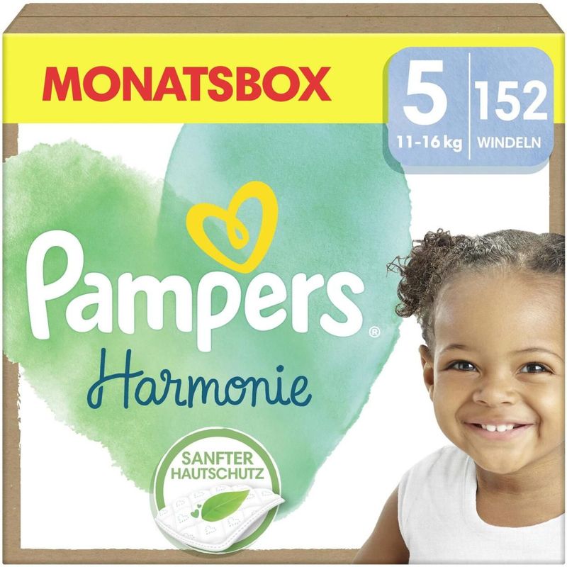 Pampers® Windeln Harmonie™ Größe Gr.5 (11-16 kg) für Babys und Kleinkinder, 152 St.