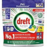 Dreft Platinum Lemon All in 1 Vaatwastabletten - 75 tabs