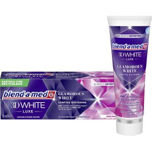 Blend-a-med White Luxe Glamorous White 3D Tandpasta - Zachte Mint - 75 ml - Set van 3