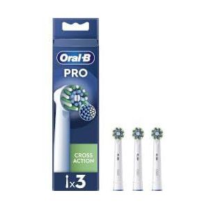Oral-B - Cross Action - Têtes de brosse à dents - Lot van 3 - Wit