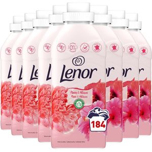Lenor - Pioenroos & Hibiscus - Wasverzachter - 8x 483ml - 184 Wasbeurten - Voordeelverpakking
