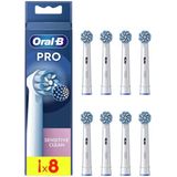 Oral-b PRO Sensitive Clean Opzetborstels 8 Stuks - Opzetborstels voor Elektrische Tandenborstel