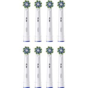 Oral-B Cross Action Pro - Opzetborstels - Met CleanMaximiser Technologie - 8 Stuks
