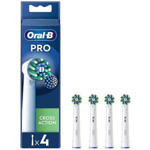 Oral-B Cross Action Pro - Opzetborstels - Met CleanMaximiser Technologie - 4 Stuks