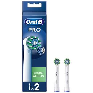 Oral-B - Pro Cross Action - Opzetborstels - 2 Stuks