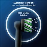 6x Oral-B Opzetborstels Pro Cross Action Zwart 8 stuks