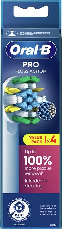 Oral-B - Pro Floss Action - Opzetborstels - Voor Grondige Reiniging