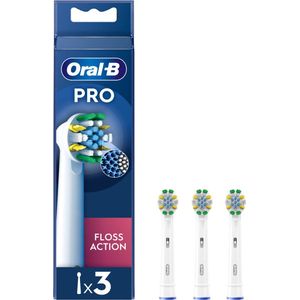 Oral-B FlossAction Opzetborstel Met CleanMaximiser-technologie, Verpakking Van 3 Stuks