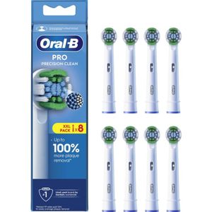 Oral B PRO Precision Clean Opzetborstels Wit | 8 stuks