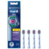 Oral-B 3D White Pro - Opzetborstels - 4 Stuks - CleanMaximiser Technologie