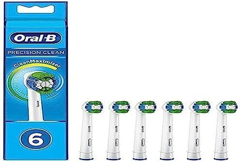 Oral-B - Pro Precision Clean - Opzetborstels - Wit - Verpakking van 4 Stuks