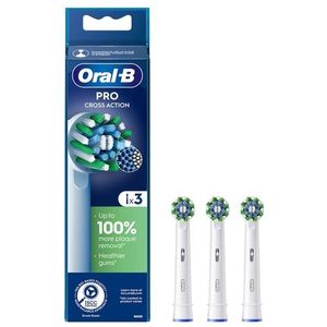 Oral-B CrossAction Cross Action 3 stuk(s) Wit