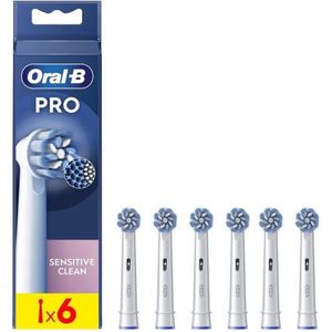 Oral-B Pro Sensitive Clean Tandenborstelkoppen Pack van 6