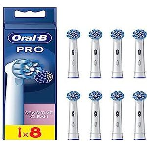 Oral-B Pro Sensitive Clean Opzetborstels voor elektrische tandenborstels, 8 stuks