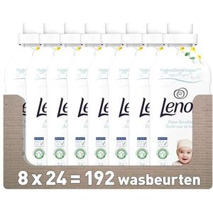 Lenor wasverzachter 192 Wasbeurten, Sensitief, Biedt Langdurige Frisheid, Voor 1 Week Lang Een Fris Bed