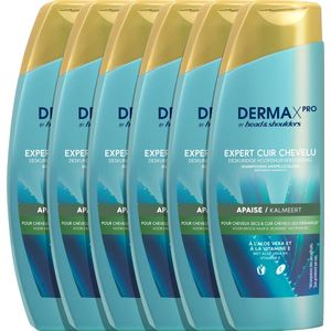 DERMAxPRO by Head & Shoulders - Kalmeert - Anti-roos Shampoo - Droge/Jeukende Hoofdhuid - Voordeelverpakking 6 x 225 ml
