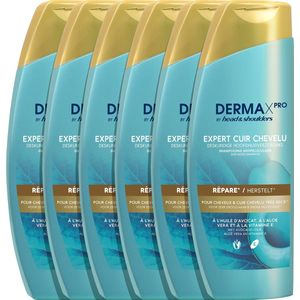DERMAxPRO by Head & Shoulders - Herstelt - Anti-roos shampoo - voor droge tot zeer droge hoofdhuid - Voordeelverpakking 6 x 225ml