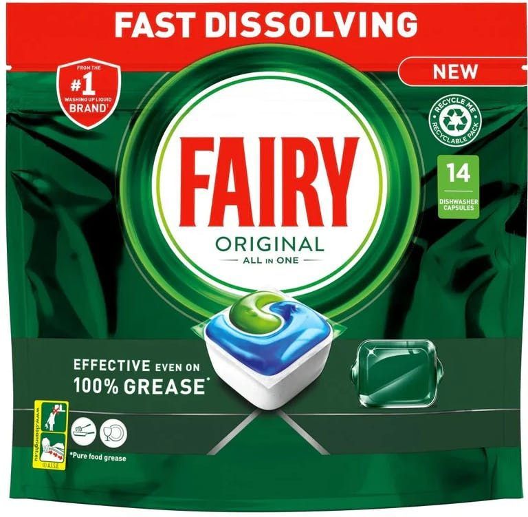 Fairy - Dishwasher Tablets Original All In One - 14 st