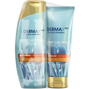 DERMAxPRO by Head & Shoulders REVITALISE Shampoo en conditioner voor haargroei, niacinamide, aloë en vitamine E, droge huid