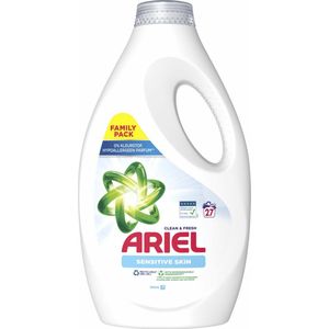 Ariel Vloeibaar Wasmiddel Sensitive Voordeelverpakking - 135 wasbeurten (5x27)