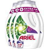 Ariel Vloeibaar Wasmiddel + Extra Kleurverzorging - 4 x 17 Wasbeurten - Voordeelverpakking
