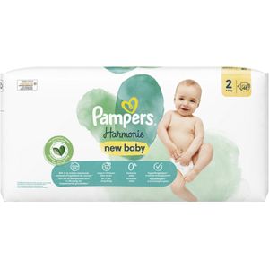 Pampers New Baby Harmonie 48 Luiers Maat 2 (4-8 kg)