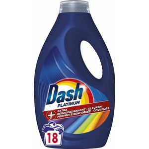 Dash Vloeibaar Wasmiddel Platinum Color 4 x 18 Wasbeurten 4 x 810 ml