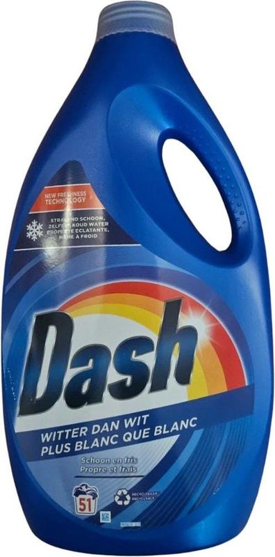 Dash - Vloeibaar Wasmiddel - Wit - 51 Wasbeurten - 2295ml