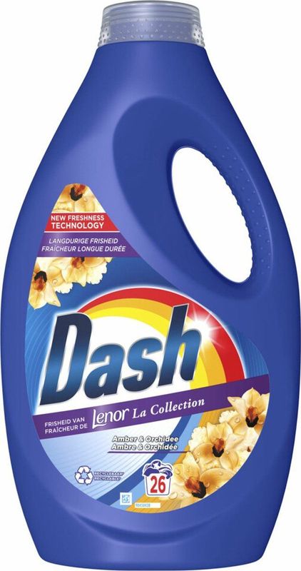 Dash - Vloeibaar Wasmiddel - Amber & Orchidee - 26 Wasbeurten - 1170 ml
