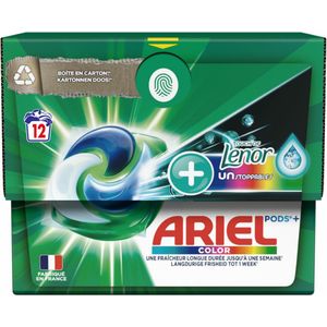 Ariel All-in-1 Pods+ Wasmiddelcapsules Lenor Unstoppables 12 stuks
