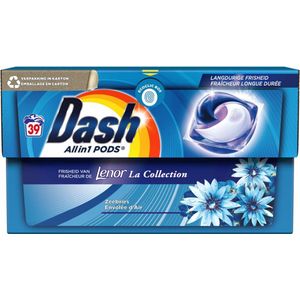 Dash - Wasmiddel Capsules - All-in-1 Pods - Wit en Gekleurd - 39 Wasbeurten