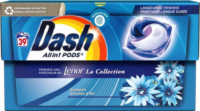 Dash - Wasmiddel Capsules - All-in-1 Pods - Wit en Gekleurd - 39 Wasbeurten