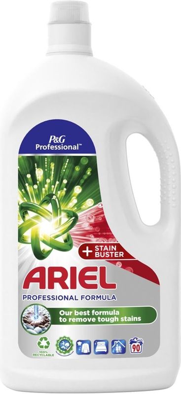 Ariel - Vloeibaar Wasmiddel - Stain Buster - 4,05 Liter