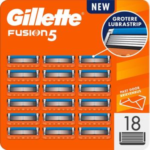 Gillette Fusion5 Reservemesjes voor herenscheerapparaten, 18 reservemesjes voor scheerapparaten