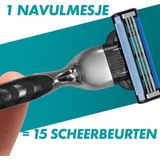Gillette Mach 3 Scheermesjes - Voor Mannen - 25 stuks