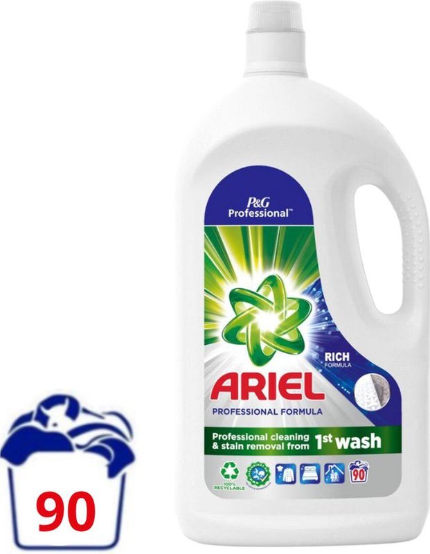 Ariel - Proffesional - Vloeibaar Wasmiddel - Regular - 90 wasbeurten - 4,05L