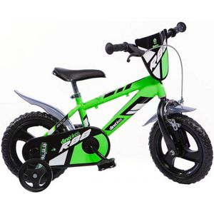 Dino Bikes Kinderfiets MTB R88 12 inch groen Metaal Dino Bikes Kinderfiets (76.0000cm x cm)