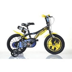 Dino Batman 14 Inch 24 cm Jongens Knijprem Zwart/Geel